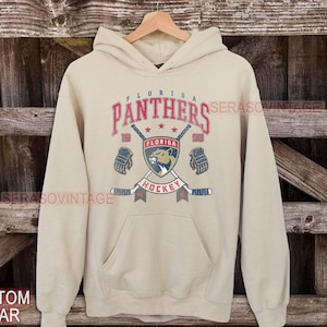 Florida Panthers Hoodie, Vintage Panthers sweatshirt, Florida Hockey Fan shirt, Hockey tshirt, Panthers Sweater Crewneck