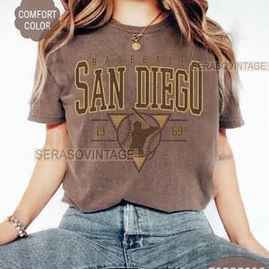Koszulka baseballowa Comfort Color San Diego, koszulka baseballowa, koszulka baseballowa Comfort Color, Baseball Mom, bluza baseballowa San Diego zdjęcie 5