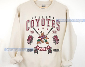 Sweat-shirt NHL Arizona Coyotes CCM Pour Femme – Taille L, Rouge, Coton/poly, Occasion