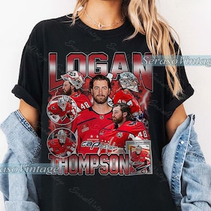 Logan Thompson shirt, Washington Hockey Sweatshirt, Hockey Fan Shirt, Thompson t-shirt, Bootleg Rap tee, Hockey player tshirt