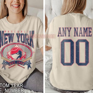 Personalized Name and Number New York baseball shirt, New York Baseball tee, New York Baseball Shirt, Unisex T-shirt Sweatshirt Hoodie