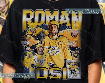 Roman Josi shirt, Nashville Hockey Sweatshirt, Hockey Fan Shirt, Josi t-shirt, Bootleg Rap tee, Hockey player tshirt