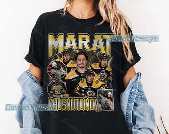 Marat Khusnutdinov shirt, Boston Hockey Sweatshirt, Hockey Fan Shirt, Khusnutdinov t-shirt, Bootleg Rap tee, Hockey player tshirt