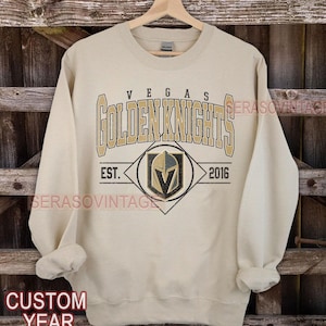 Vegas Golden Knights Sweatshirt | Vegas Golden Knights Merch | Vegas Hockey shirt | Custom Vegas hockey tee | Hockey Mom Dad gift