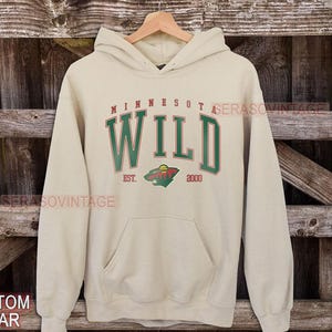 Minnesota Wild Sweatshirt | Vintage Wild Hockey Sweatshirt |Minnesota Hockey Fan shirt | Minnesota Wild Hoodie