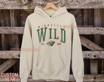 Minnesota Wild Sweatshirt | Vintage Wild Hockey Sweatshirt |Minnesota Hockey Fan shirt | Minnesota Wild Hoodie