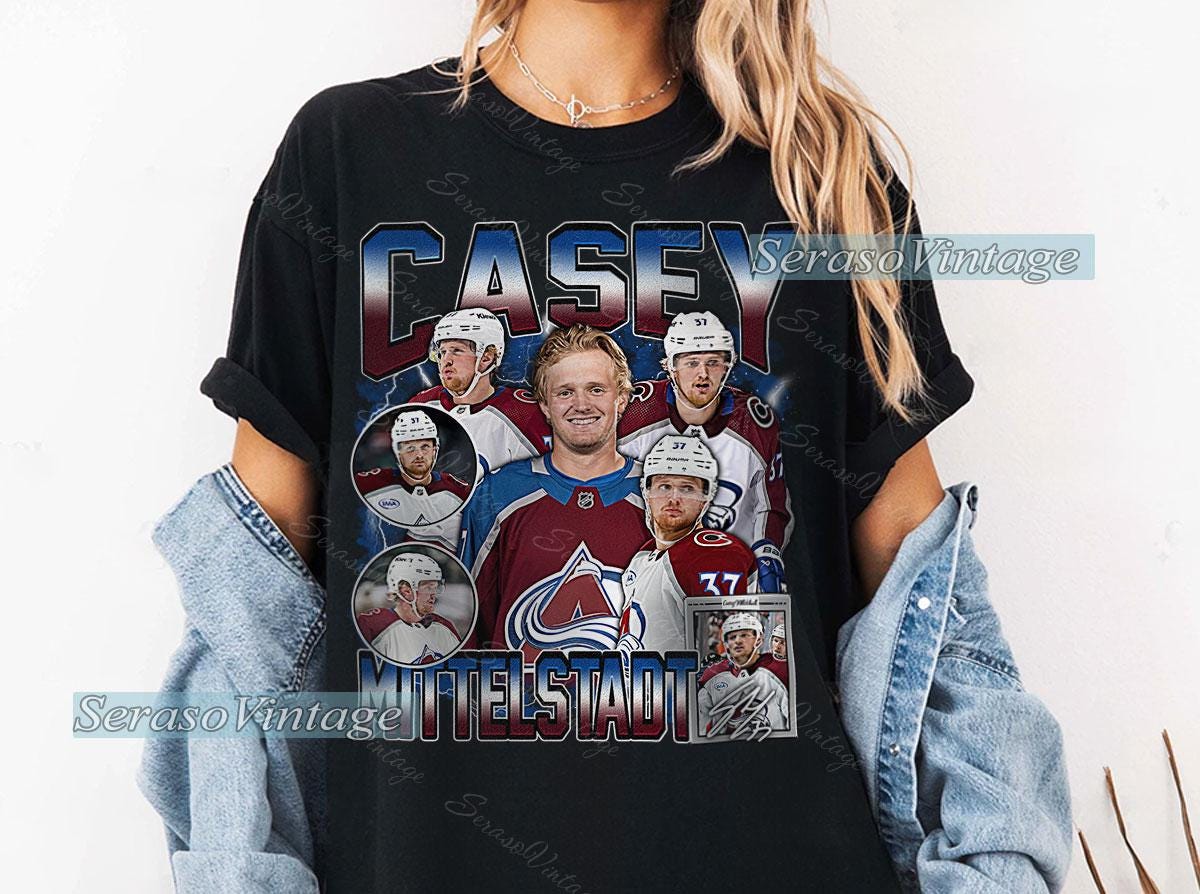 Casey Mittelstadt shirt, Colorado Hockey Sweatshirt, Hockey Fan Shirt, Mittelstadt t-shirt, Bootleg Rap tee, Hockey player tshirt
