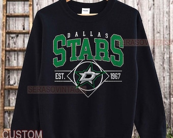 ダラススターズ スウェットシャツ | ダラススターズ グッズ | ダラス ホッケー シャツ | カスタム ダラス ホッケー T シャツ | ホッケーママ・パパへのギフト