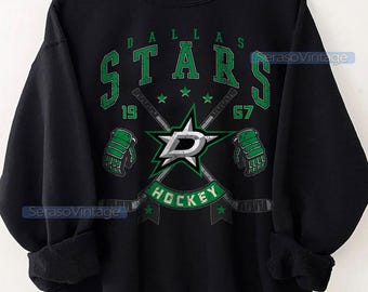 ダラススターズ スウェットシャツ | ダラススターズ グッズ | ダラス ホッケー シャツ | カスタム ダラス ホッケー T シャツ | ホッケーママ・パパへのギフト