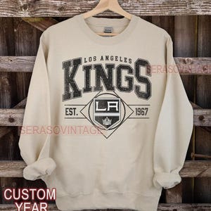 Los Angeles Kings Sweatshirt | Los Angeles Kings Merch | Los Angeles Hockey shirt | Custom Los Angeles hockey tee | Hockey Mom Dad gift