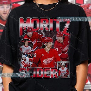 Moritz Seider shirt, Detroit Hockey Sweatshirt, Hockey Fan Shirt, Seider t-shirt, Bootleg Rap tee, Hockey player tshirt