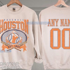 Custom Houston Baseball shirt, Houston baseball shirt, Houston baseball tee, Custom Baseball Shirt, Personalized Baseball Number