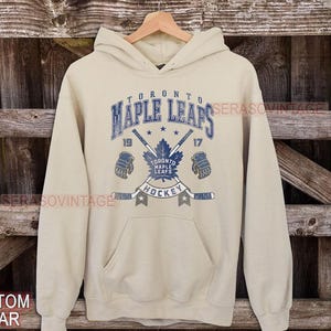 Toronto Maple Leafs Hoodie, Vintage Maple Leafs Sweatshirt, Toronto Hockey Fan Shirt, Hockey T-Shirt, Maple Leafs Pullover Rundhalsausschnitt