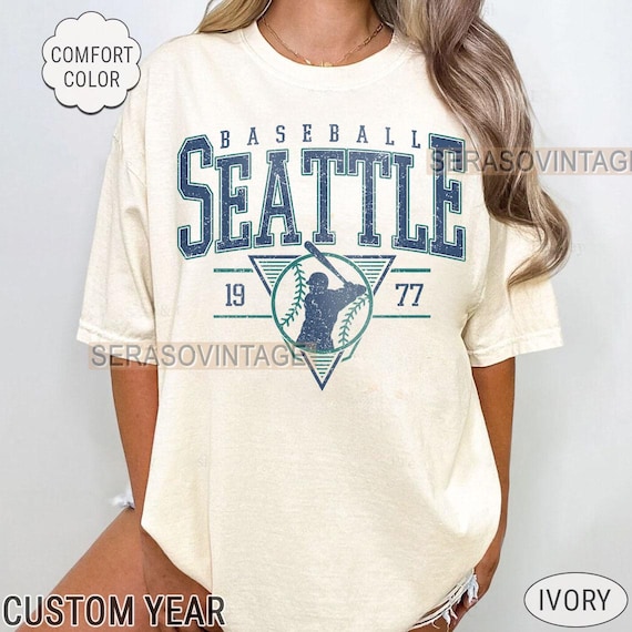 Comfort color Seattle tee, Seattle baseball Shirt, Comfort Color Baseball shirt, Baseball Mom, Seattle Baseball Sweatshirt