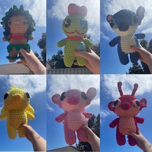 lilo, stitch & friends crochet pattern