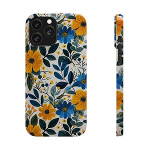 Handgemaakt telefoonhoesje met bloemen | Soft-touch-smartphonehoes | Duurzaam leren ontwerp | Minimalistische sfeer met boho-chic bandje