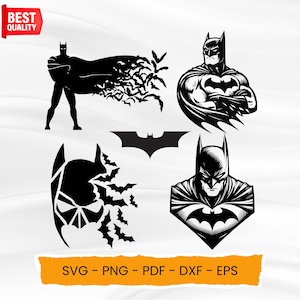 Bat superhero svg Bundle, laser cut, cut files cricut, ınstand Download