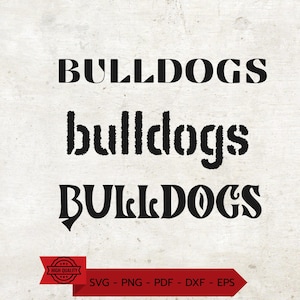 Bulldogs svg png, sports teams
