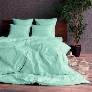 Satin Bedding Set | Soft Luxury Duvet Cover + Sheets + Pillowcases | Twin, Full, Queen Sizes | Gift for Home | Handmade in Ukraine image 4