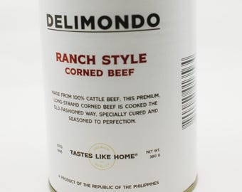 Delimondo Corned Beef | 380g - Single Can | Authentic Flavor from the Philippines