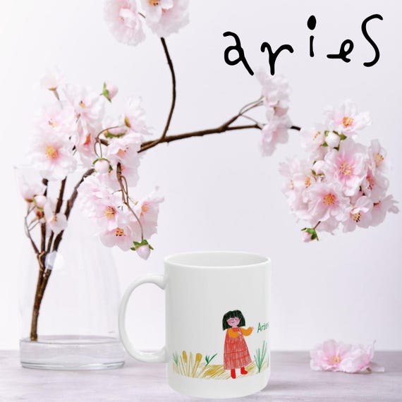 Aries Zodiac Coffee Mug: Astrology Gift for Aries Birthday - Etsy