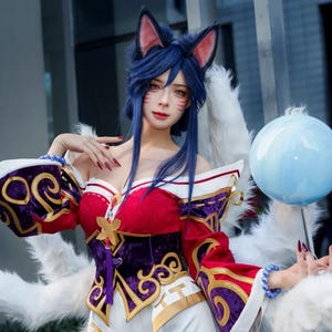Ahri kda Cosplay, League Of Legends Cosplay, Cosplay Costume