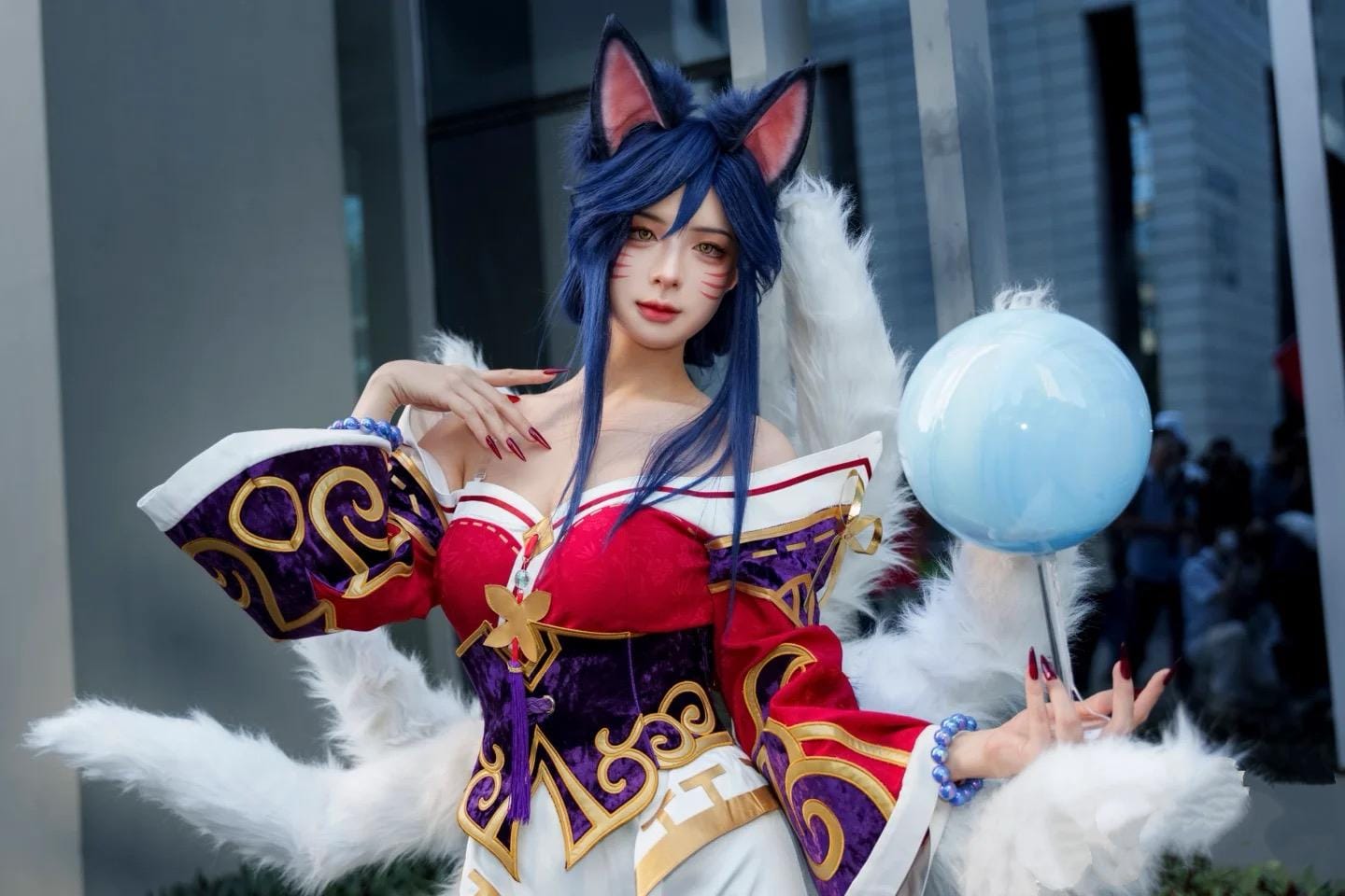 League of Legends Ahri Cosplay Costume – Perfect for Halloween & Conventions