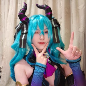 Hatsune Miku VOCALOID ręcznie robiony kostium cosplayowy Uroczy mały diabełek Sukkub Kostiumy cosplayowe na Halloween