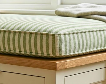 Custom Bench Cushion 3 Inch Thick, Window Seat Cushion Indoor, Made to Measure Bench Seat Cushion, Banquette Cushion