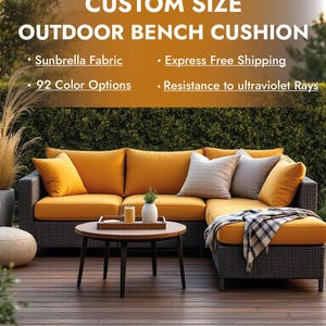 Outdoor Cushion Covers for Patio Seating - Durable Replacement Cushions for Ultimate Comfort & Style