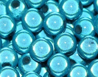 4-12 mm Turquoise Illusion Round Miracle Acrylic beads for DIY Handcraft or Jewellery Making
