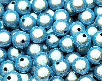 4-12 mm Turquoise Illusion Miracle Acrylic beads for DIY Handcraft or Jewellery Making