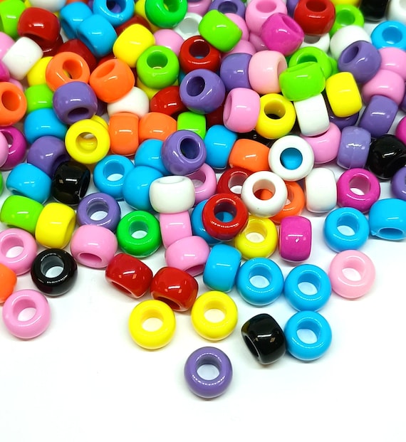 100 Perline Acriliche Opache 10mm Per Gioielli Fai Da Te - Vari Colori