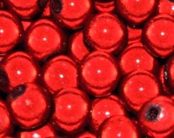 4-12 mm Red Illusion Miracle Acrylic beads for DIY Handcraft or Jewellery Making