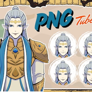 PNGTuber RPG Model for Twitch Streamer Custom Commission