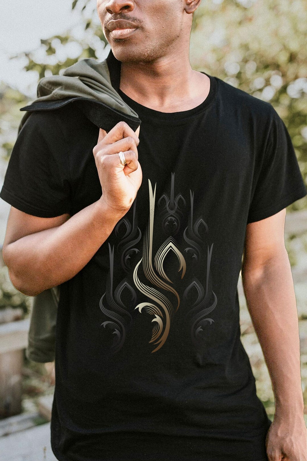 Ali Custom Custom Ali Name Calligraphy T-shirt – Heavyweight Cotton, Classic Fit ...