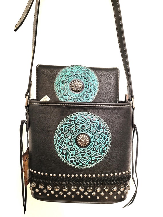 Western Crossbody Purses, Montana West, Trinity Ranch, Leather Purses
