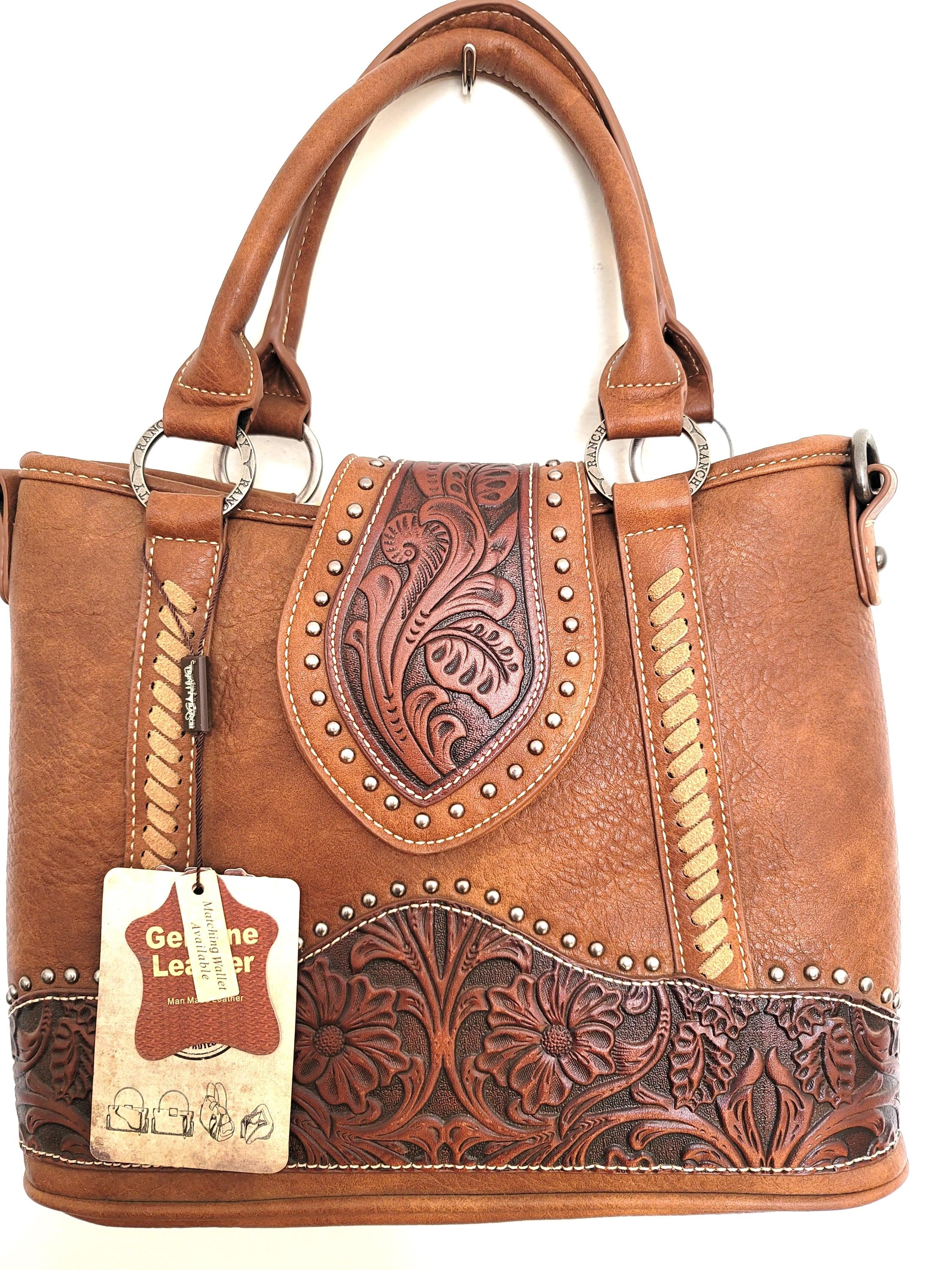 Tote Bag Western Style Concealed Carry Purse Montana West