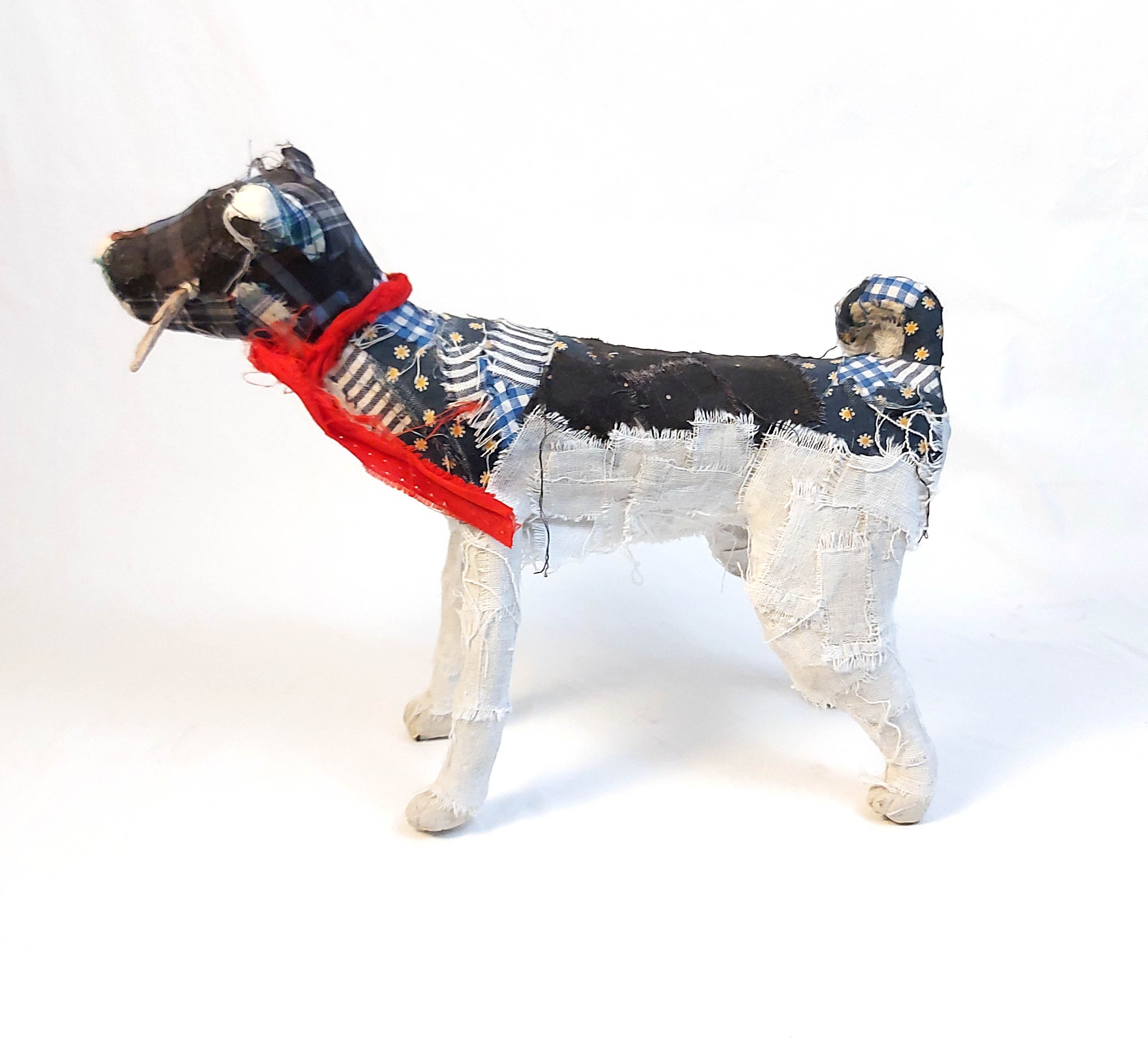 Handmade Paper Mache Dog Fetching Stick Sculpture - Etsy