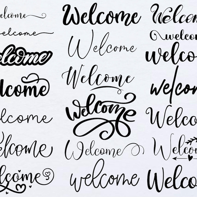 Stencil Font for Door Mat - Etsy