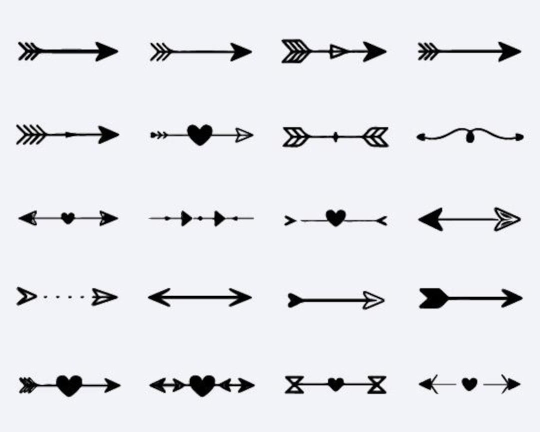 Flèche SVG, Bundle Svg flèche, flèches Svg, fichier de coupe flèche ...