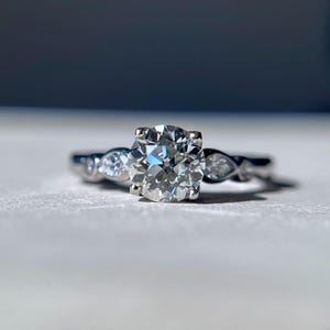 Art Deco Old European Cut Engagement Ring