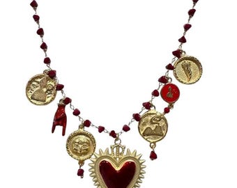 Red Heart Necklace