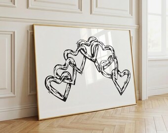 Heart Chain | Matte Horizontal Poster
