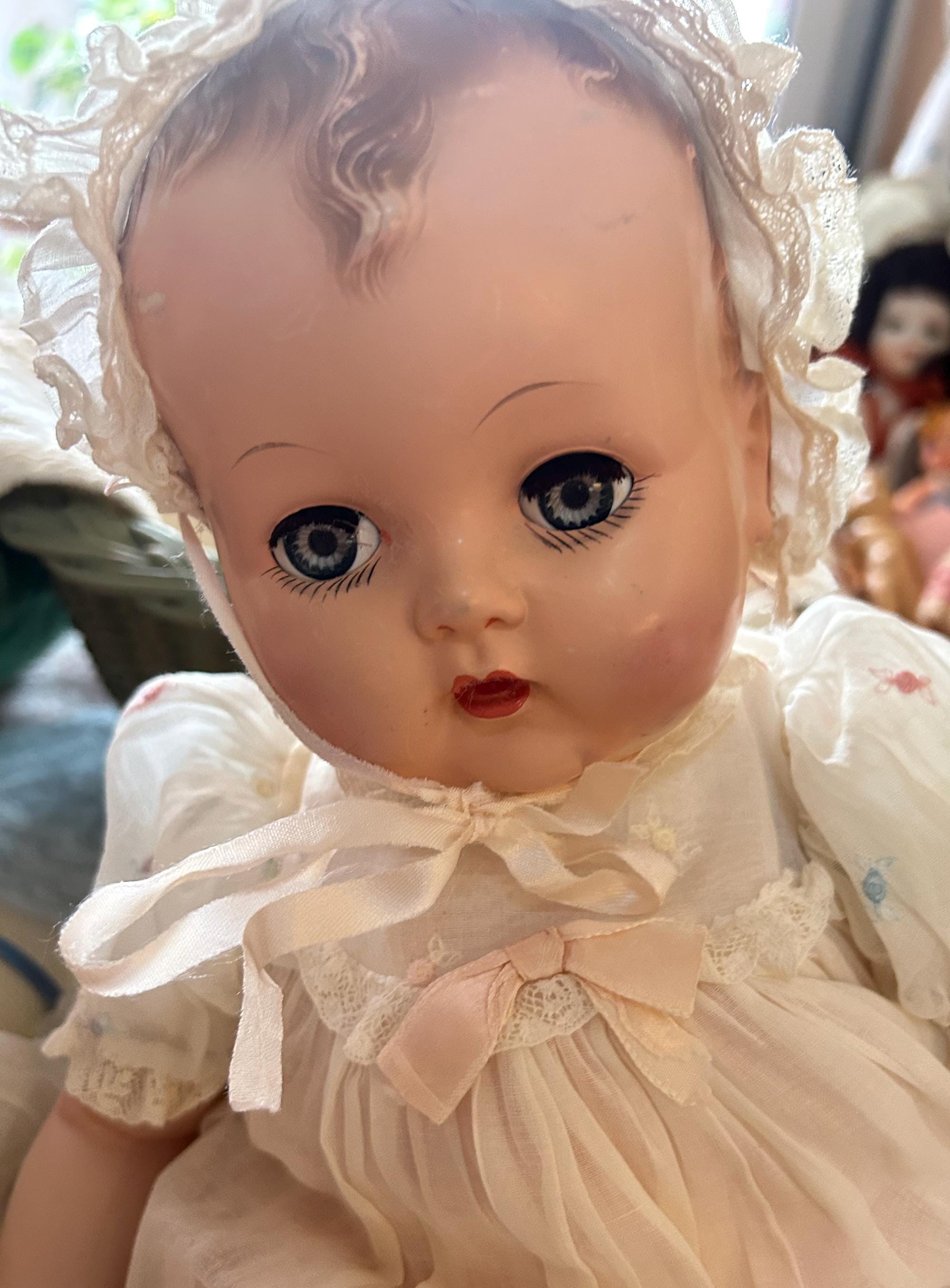 1950s ビンテージドール 1950'S-1960's Vintage 22” HARD PLASTIC WALKING DOLL Vinyl