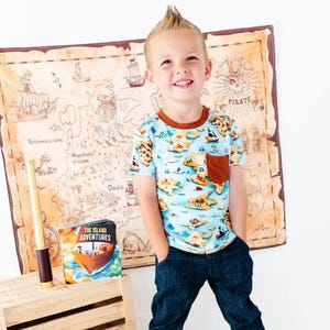 Pirate Map Pocket Tee