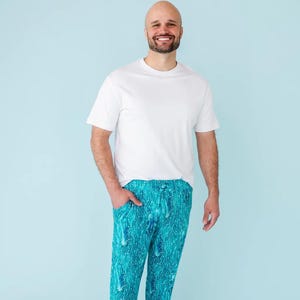 Whale Shark Men’s Pajama Pants – Bamboo Joggers with Drawstring & Pockets
