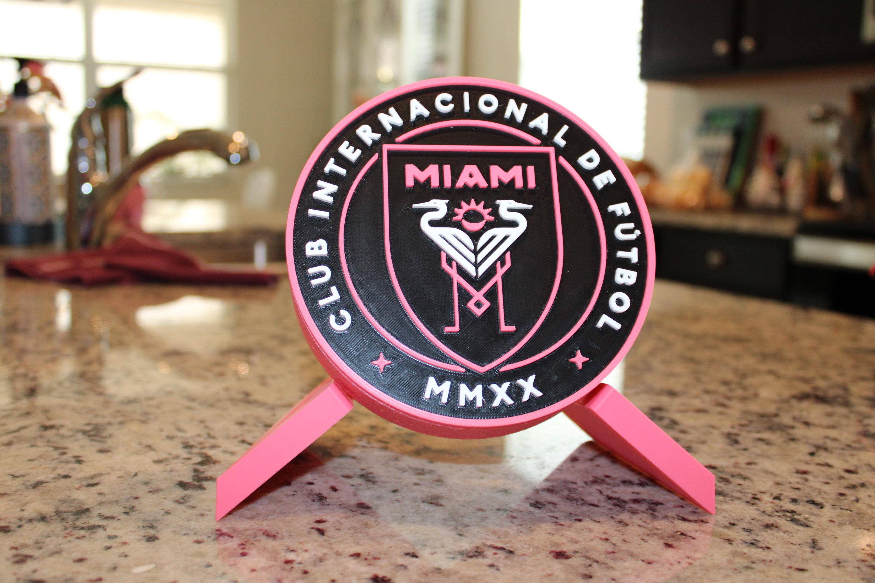 Inter Miami 3D Printed Art | Las Garzas Pride | Stash Box | Messi GOAT Fan Gift