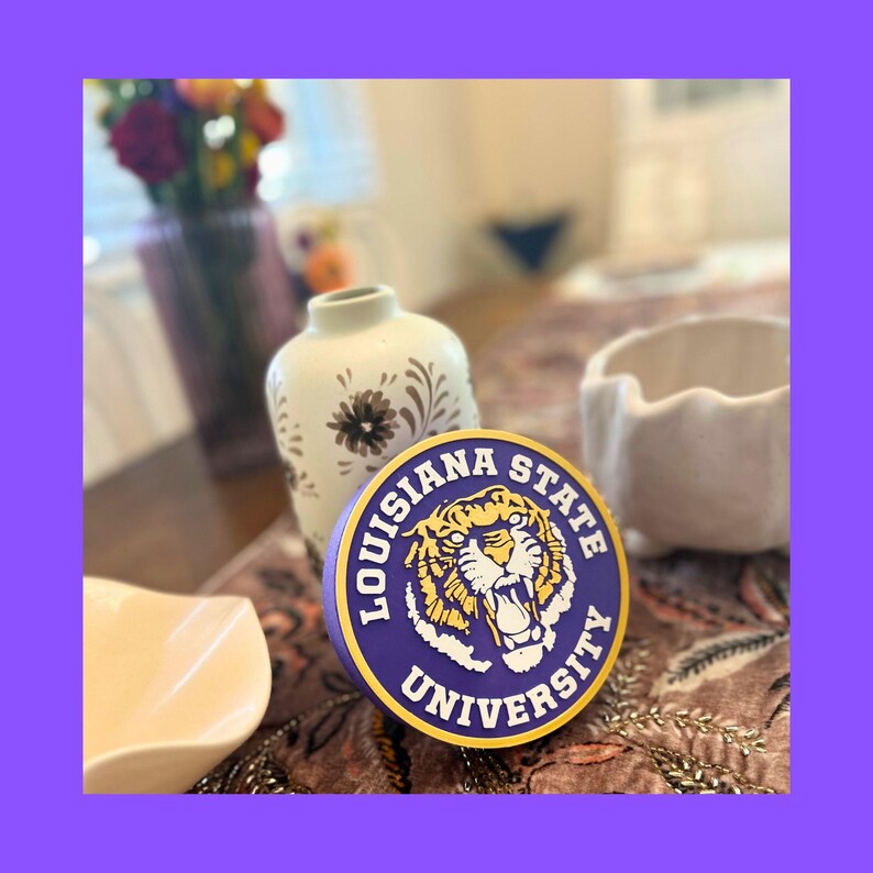 LSU Tigers Keepsake Box | 3D Printed Personalized Stash Container Made ...