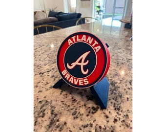 Atlanta Braves 3D Decorative Box | MLB Fan Gift | Made in USA